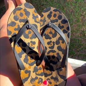 Cheeta print coach sandles